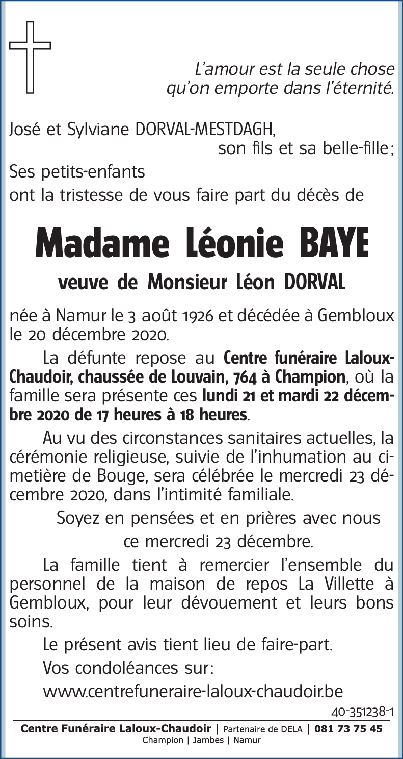 Léonie BAYE