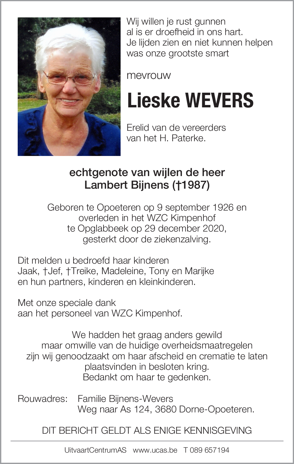 Lieske Wevers