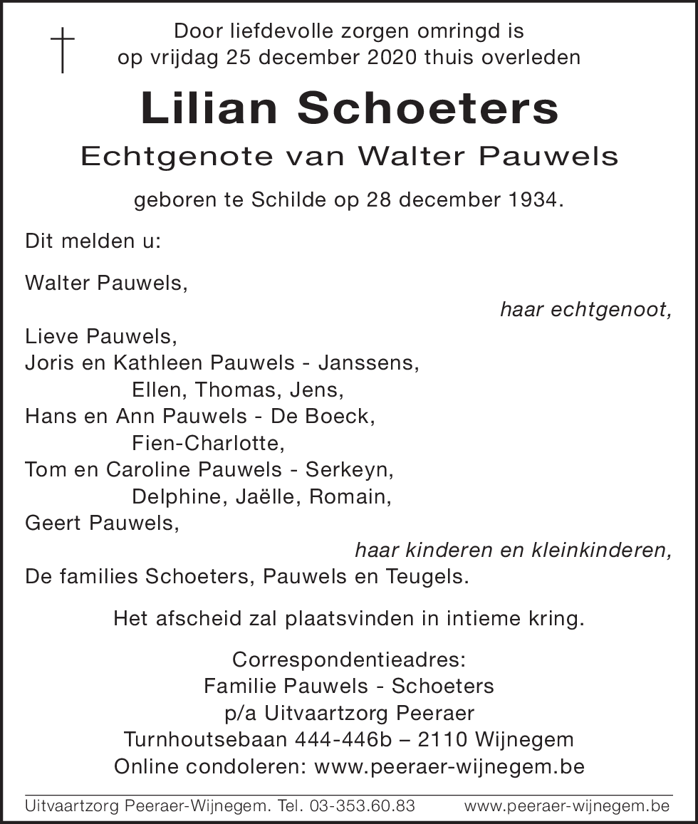 Lilian Schoeters