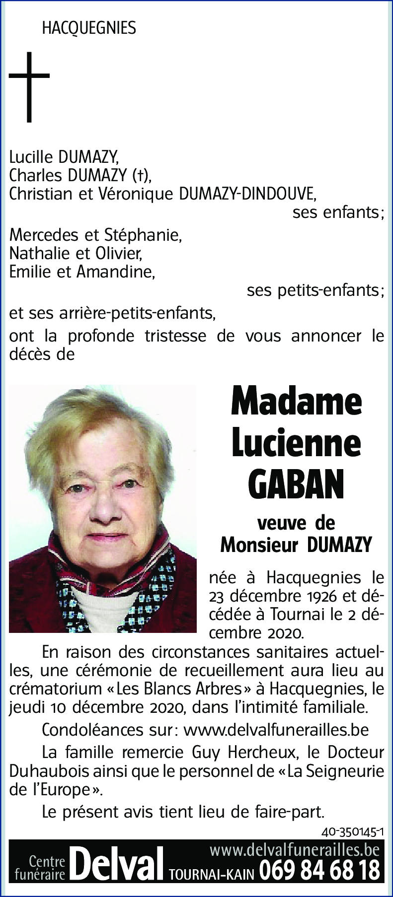 Lucienne GABAN