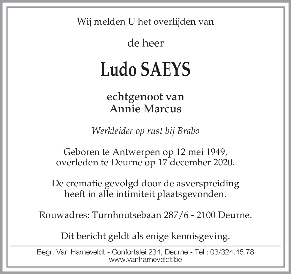 Ludo Saeys
