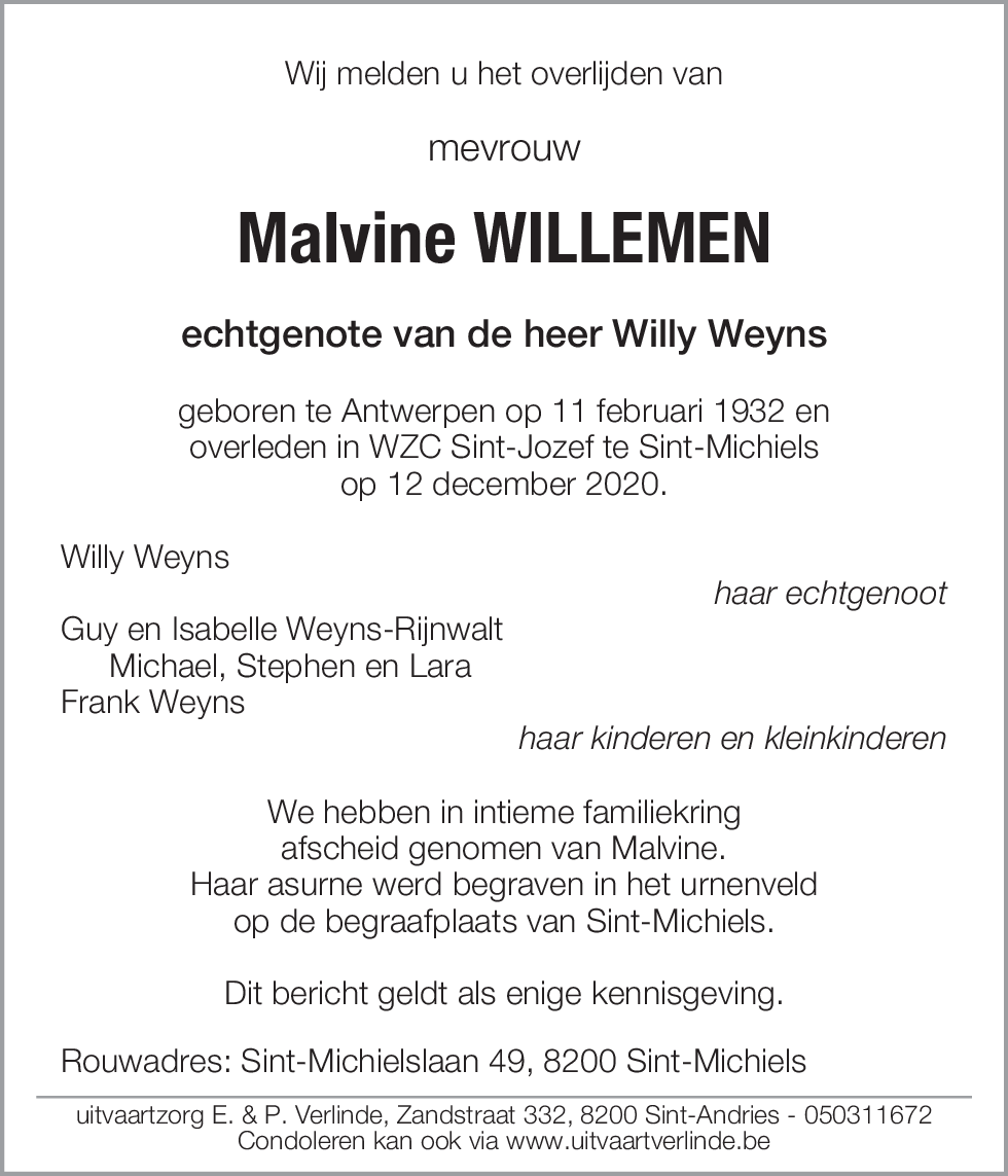 Malvine Willemen