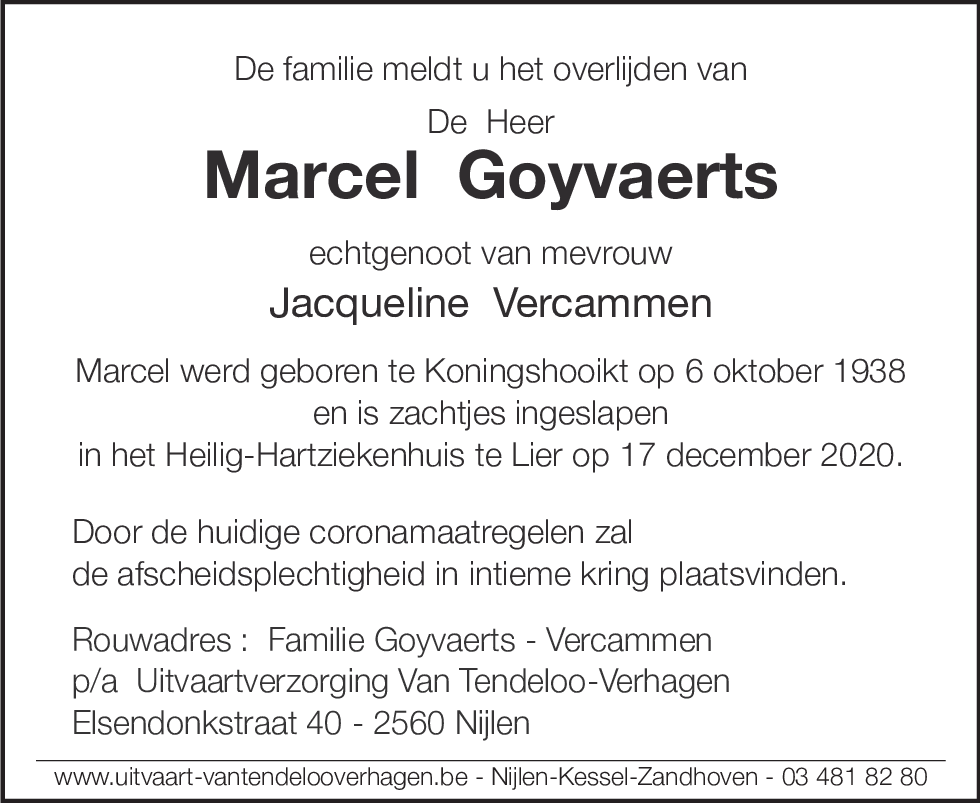 Marcel Goyvaerts