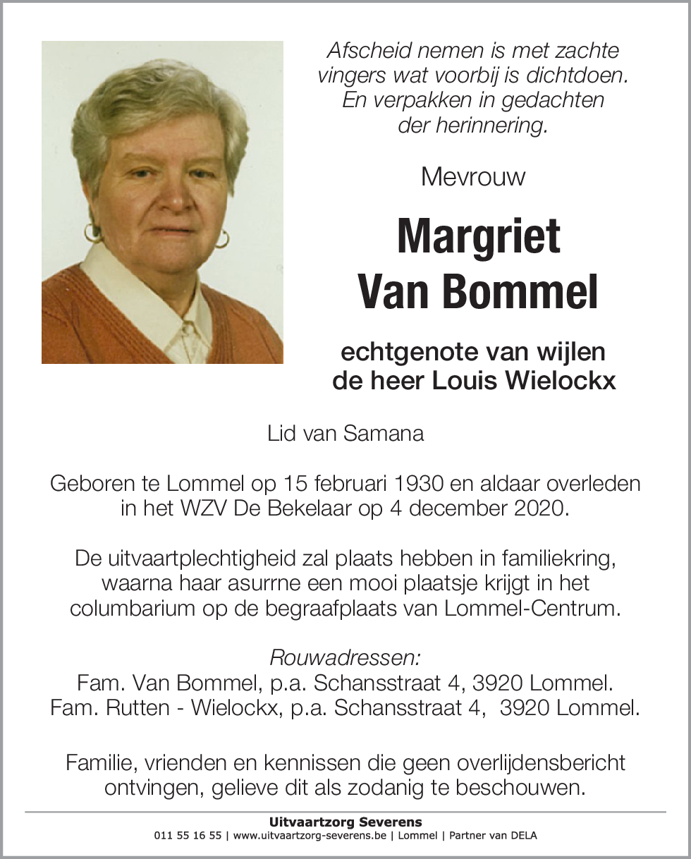 Margriet Van Bommel