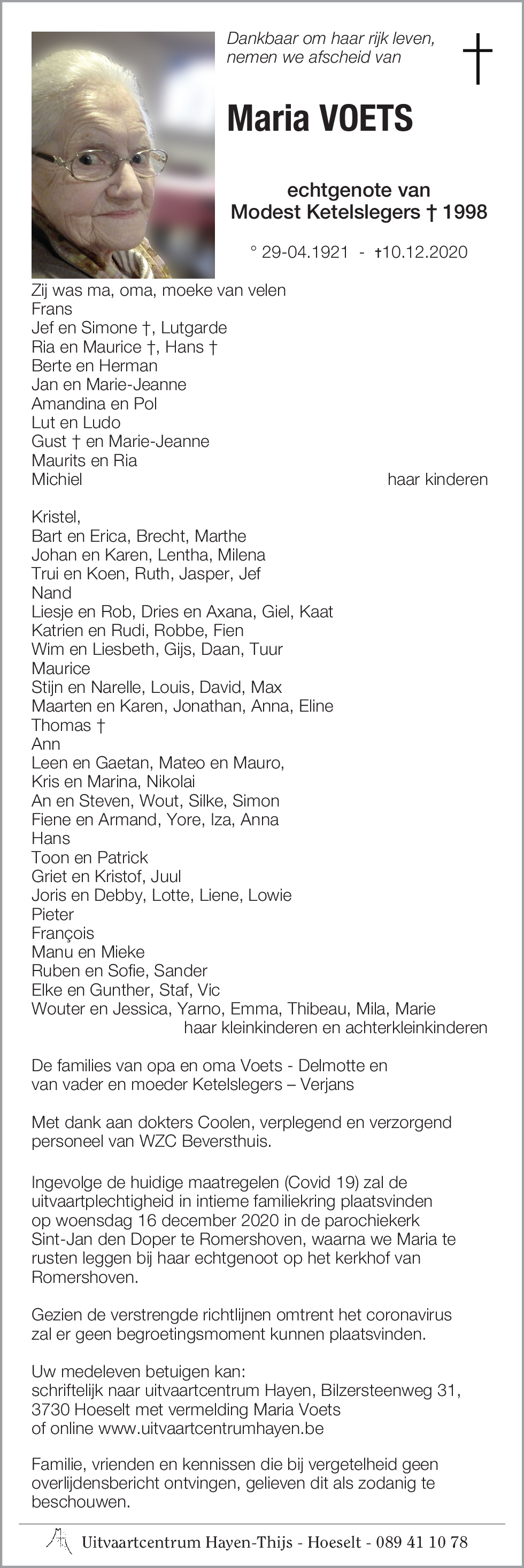 Maria VOETS