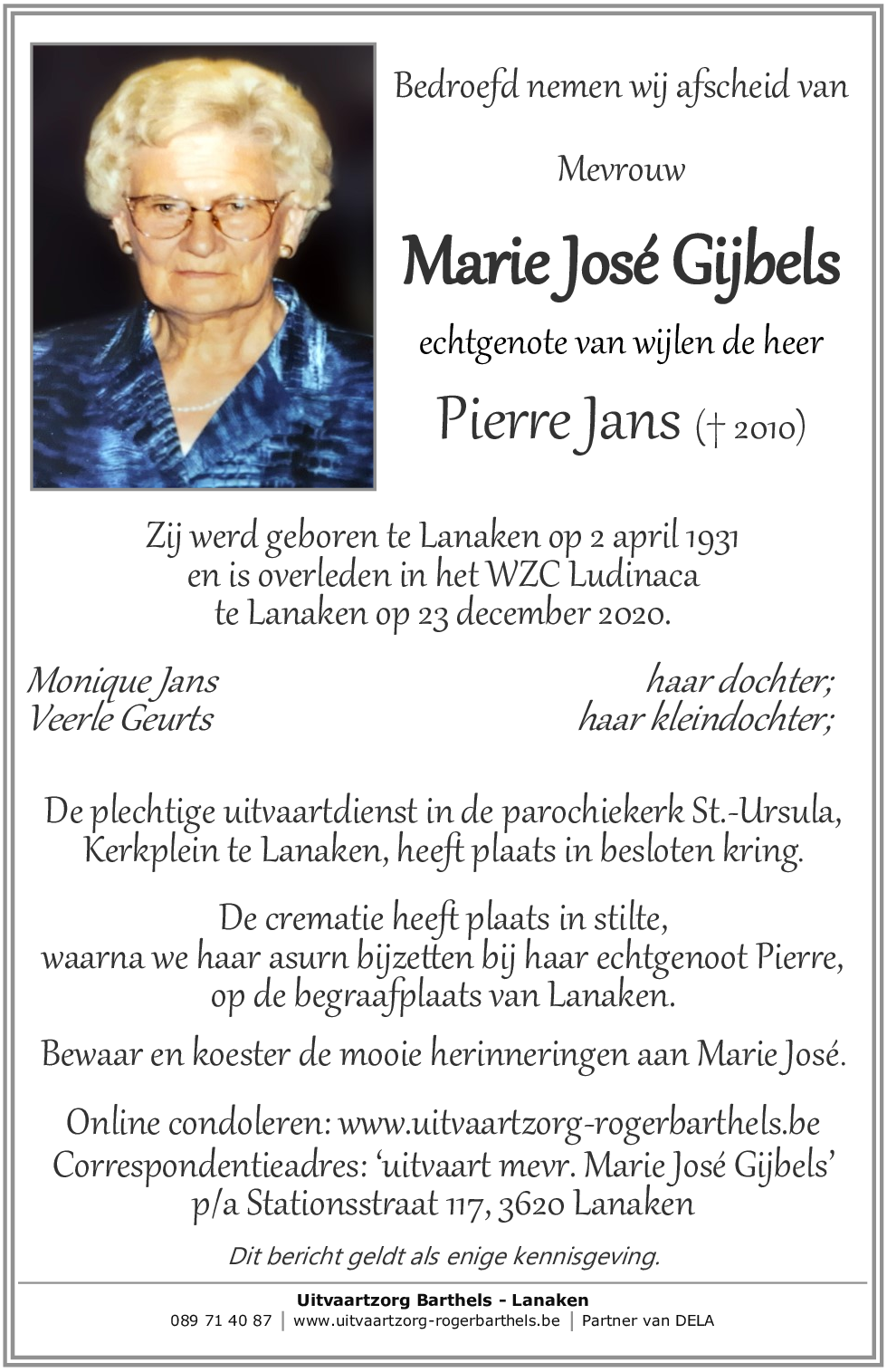 Marie José Gijbels