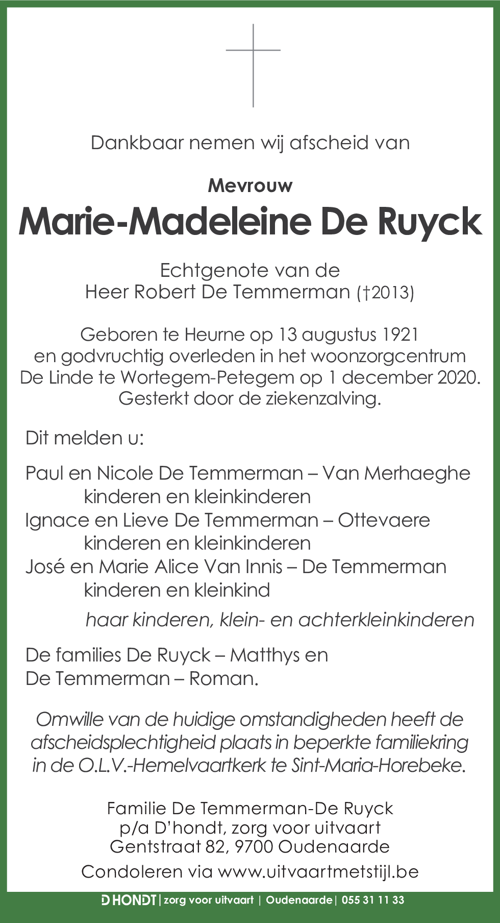 Marie-Madeleine De Ruyck