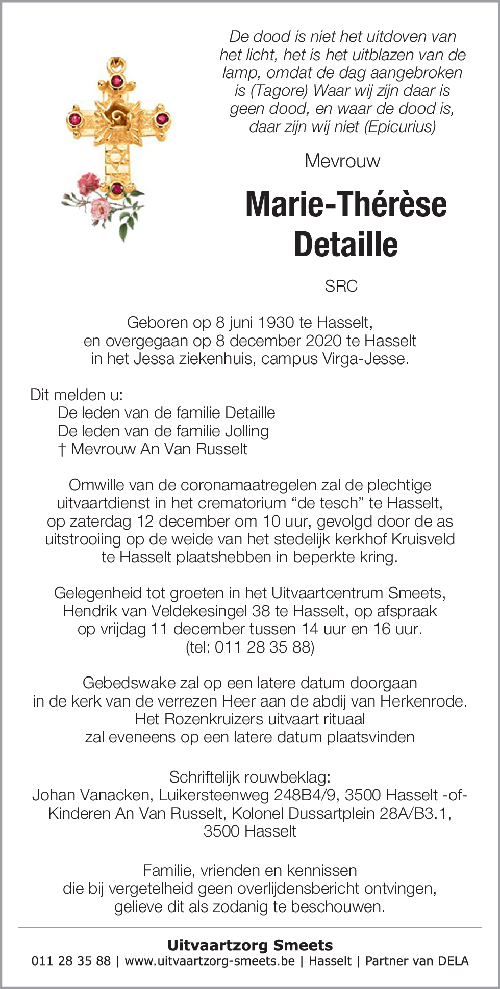 Marie-Thérèse Detaille