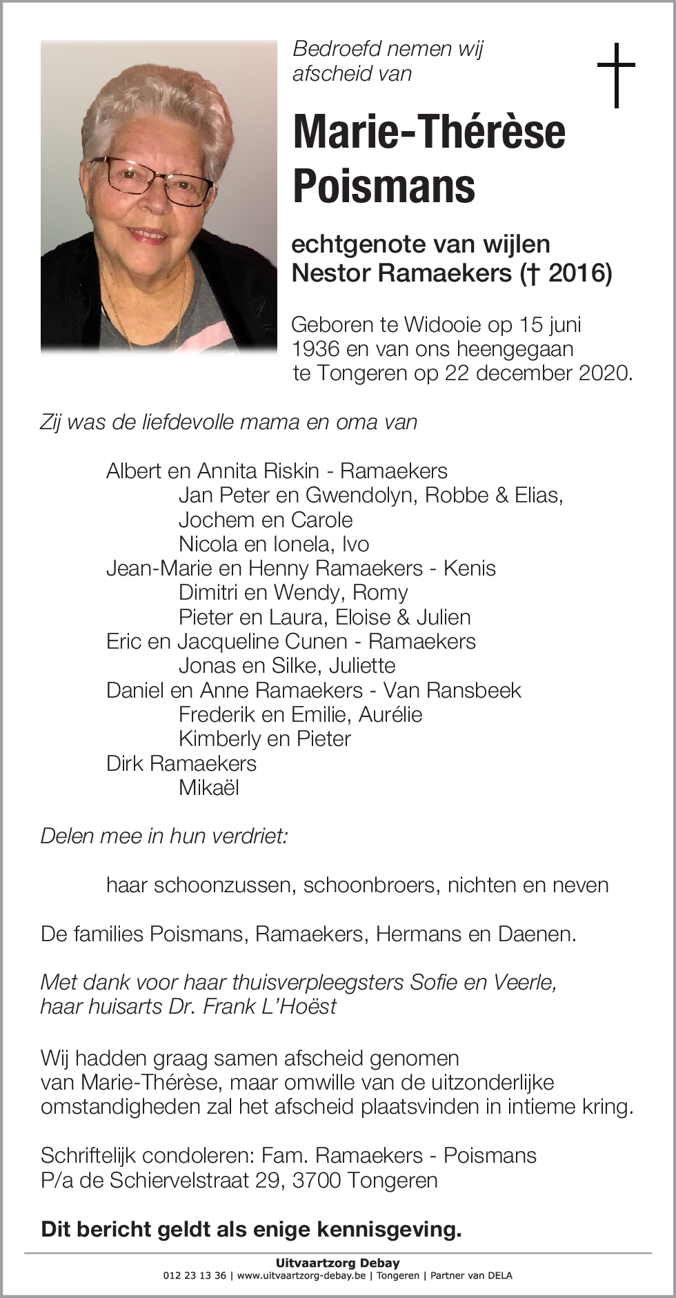 Marie-Thérèse Poismans