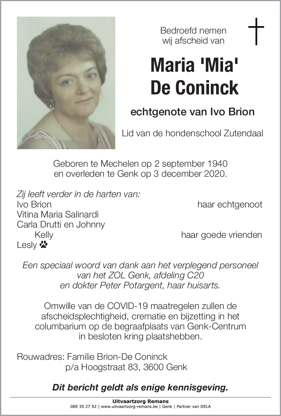 Mia De Coninck
