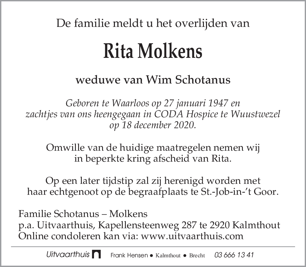 Molkens Rita