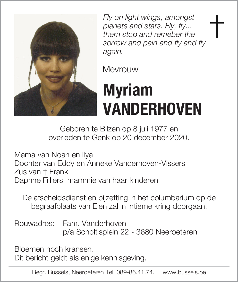 Myriam VANDERHOVEN