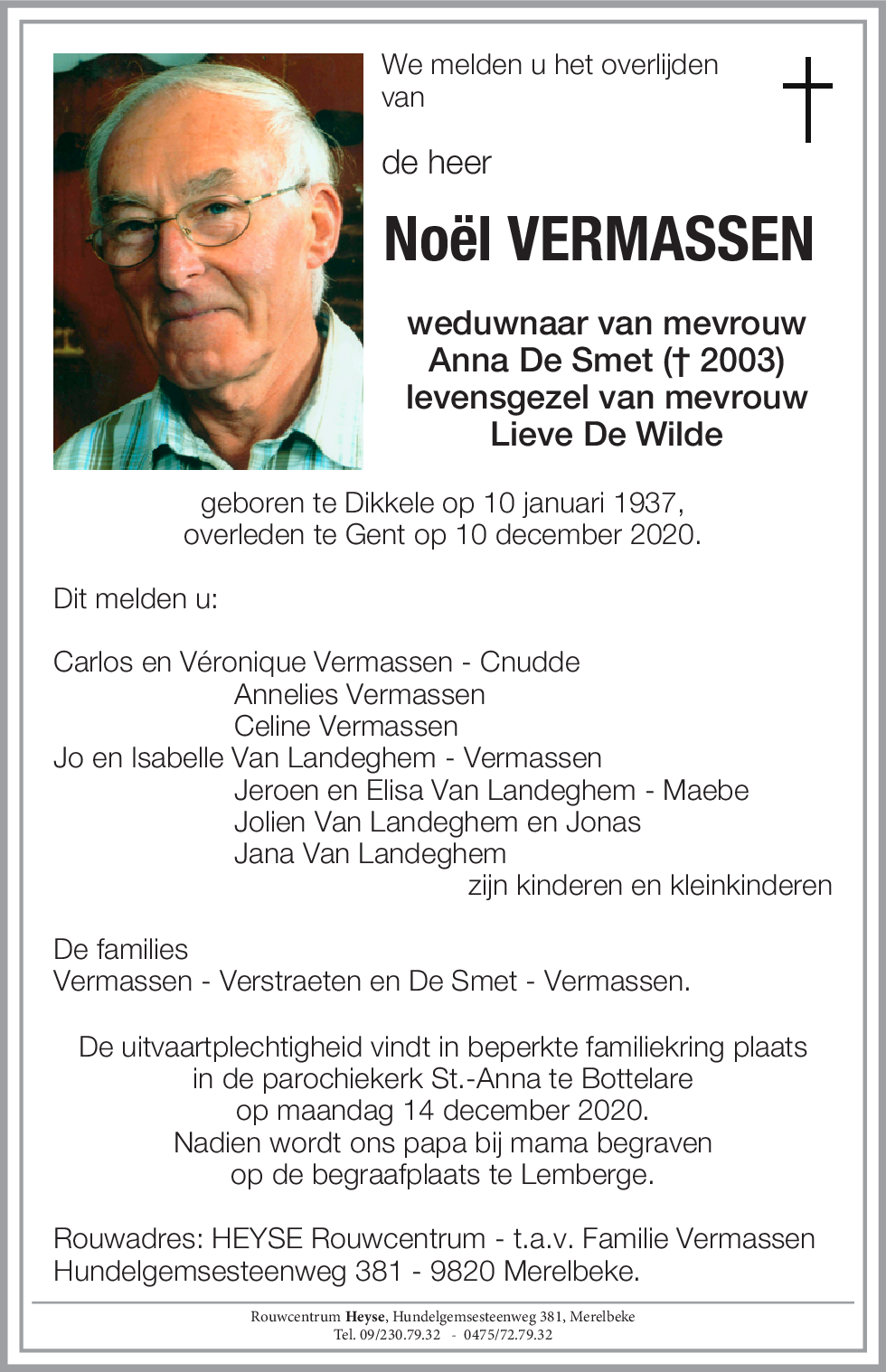 Noël VERMASSEN