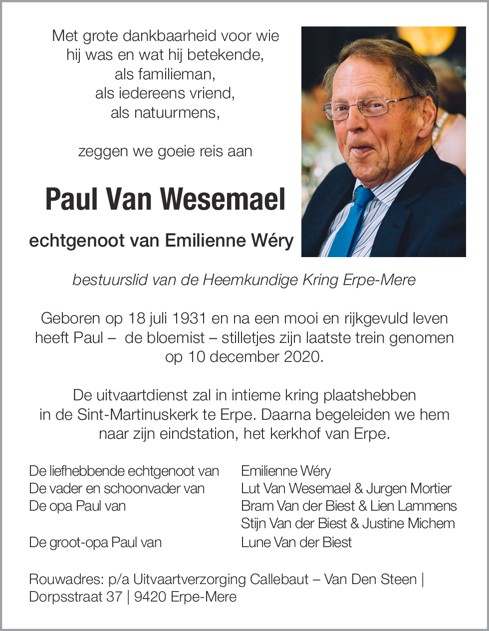 Paul Van Wesemael