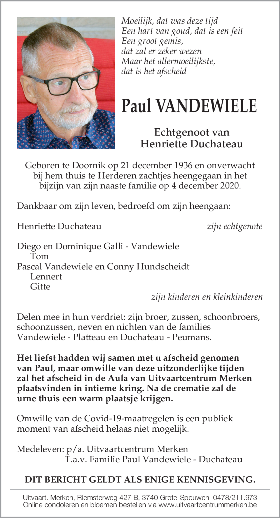 Paul Vandewiele