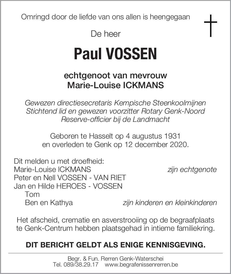 Paul VOSSEN