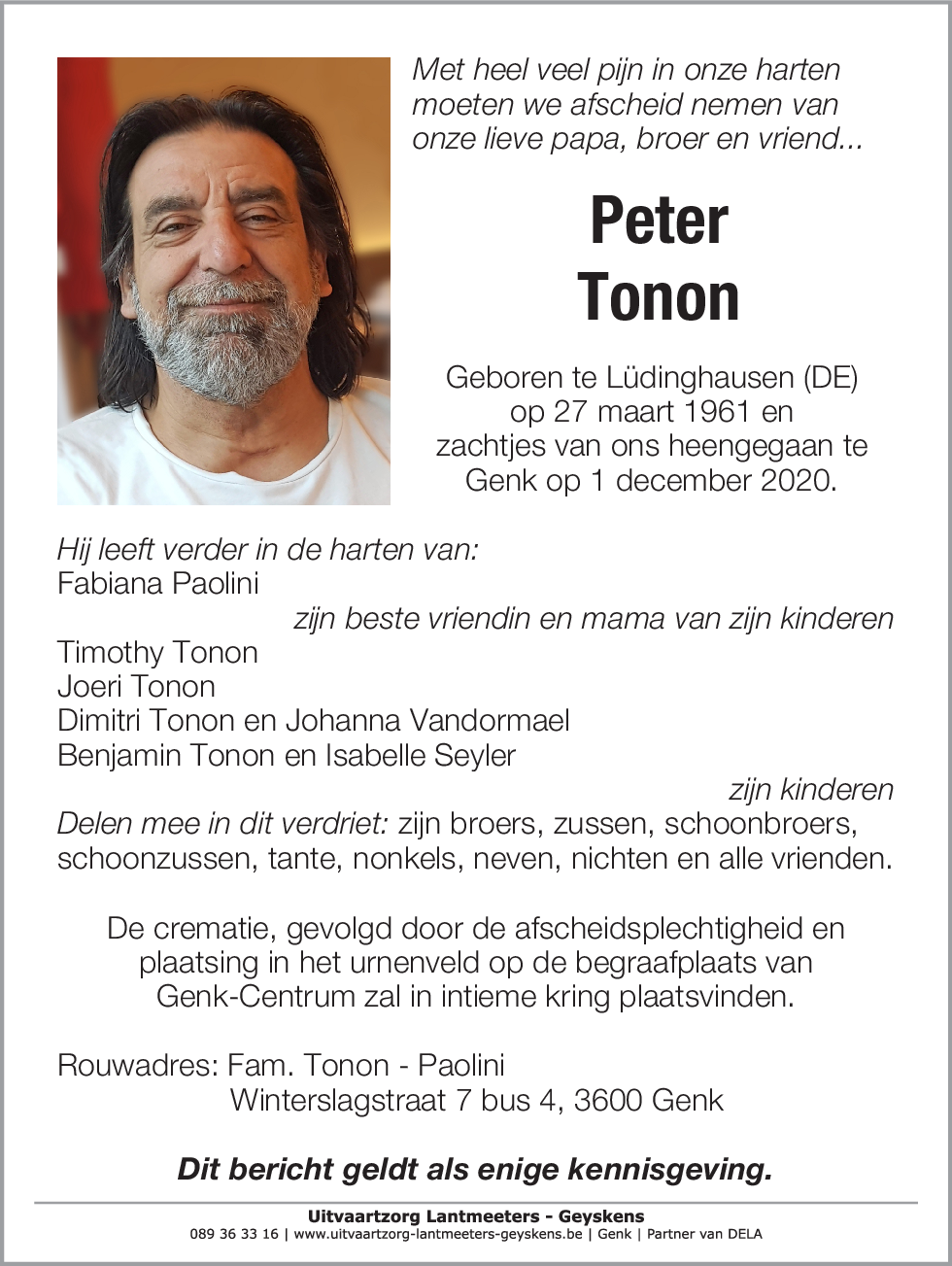 Peter Tonon