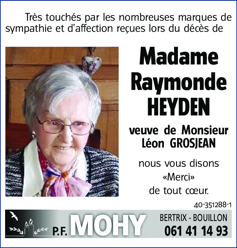 Raymonde HEYDEN