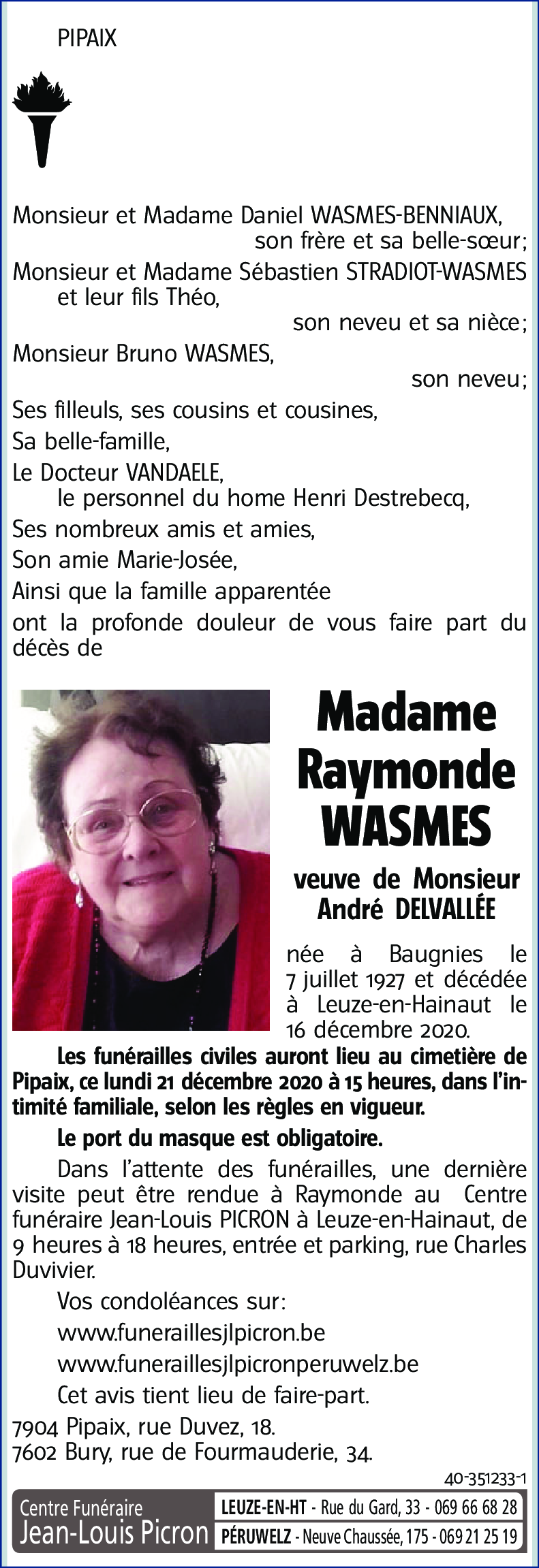 Raymonde WASMES