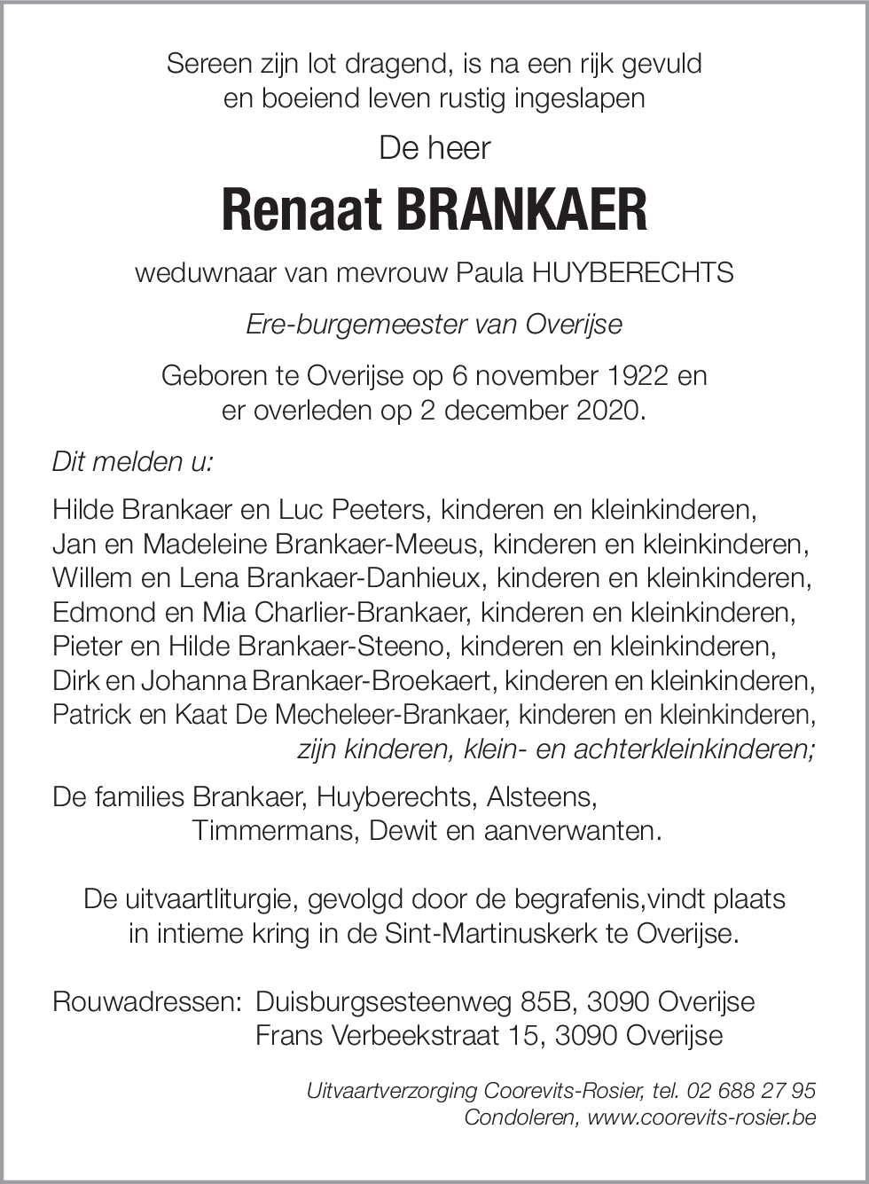 Renaat Brankaer
