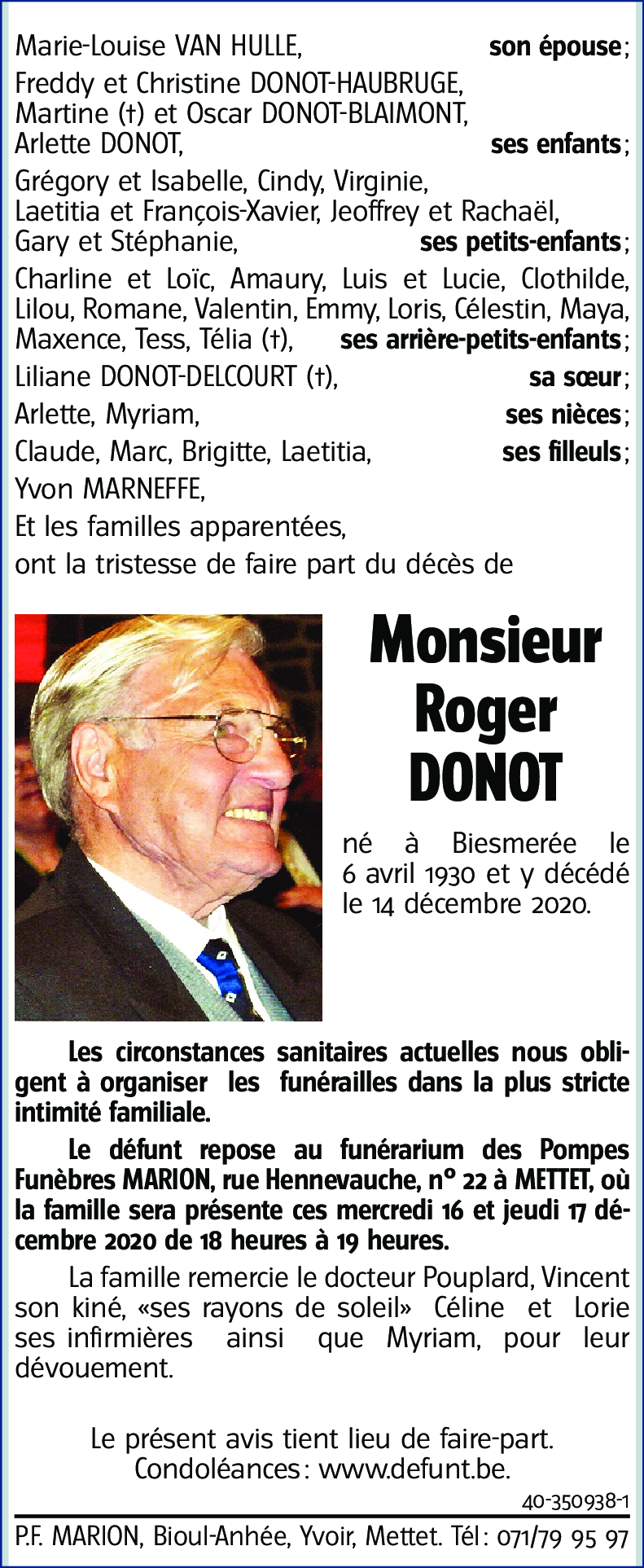 Roger DONOT