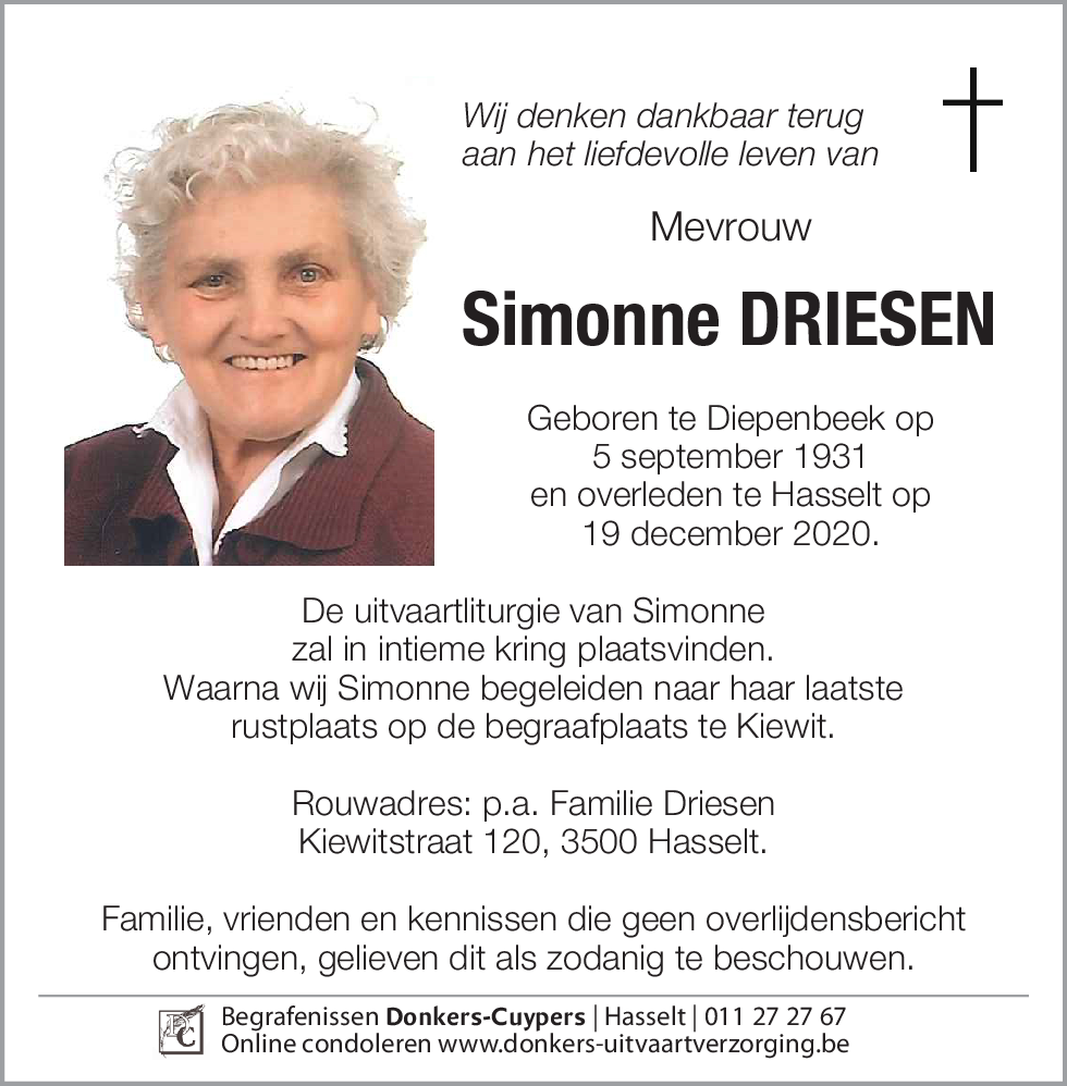 Simonne Driesen