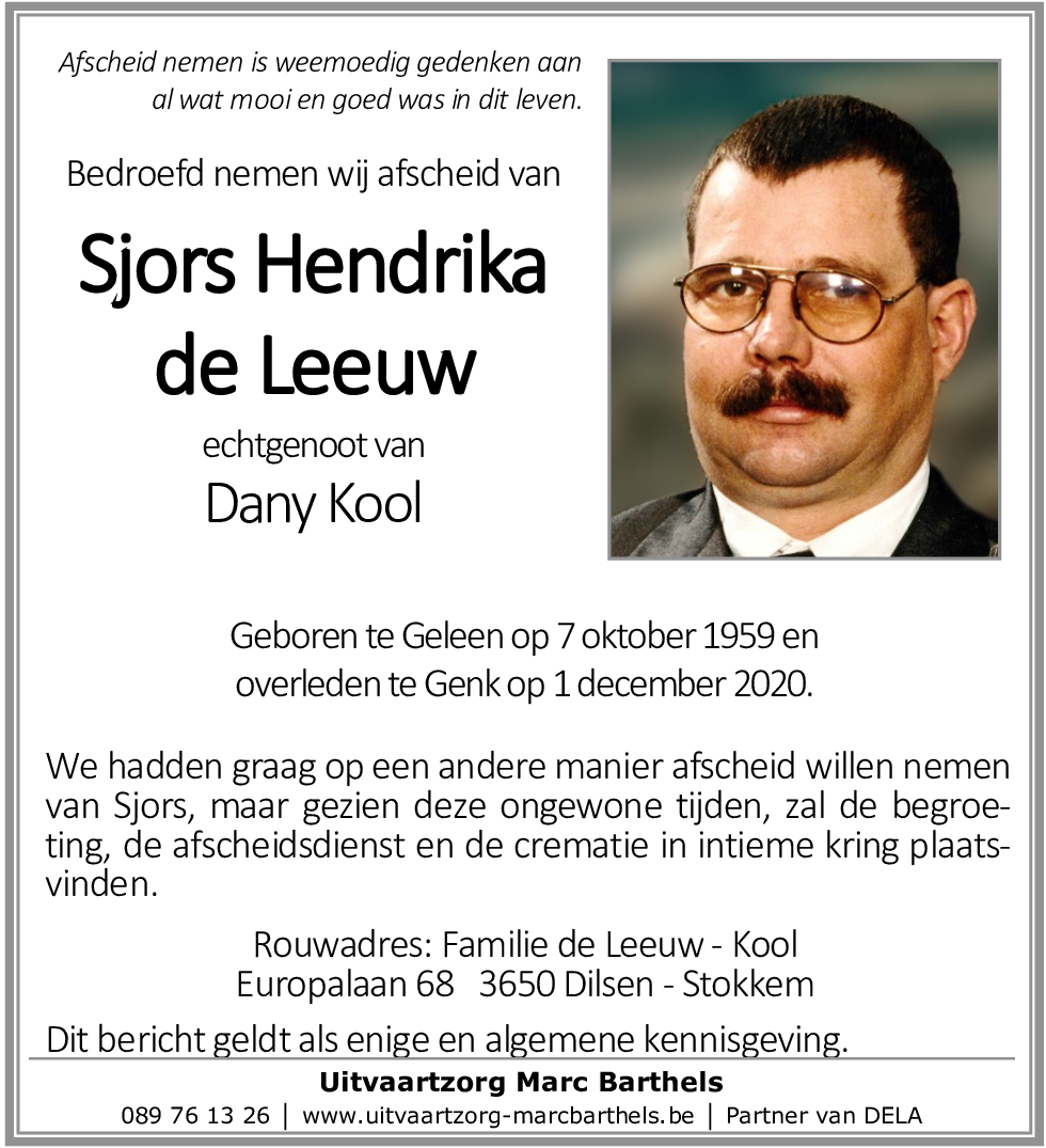 Sjors Hendrika de Leeuw