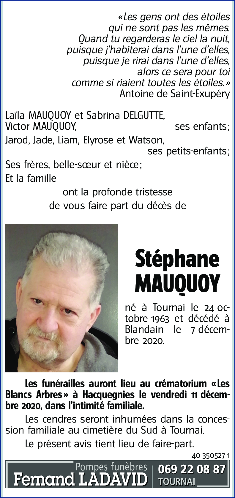 Stéphane MAUQUOY