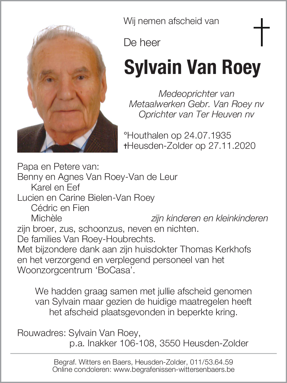 Sylvain Van Roey