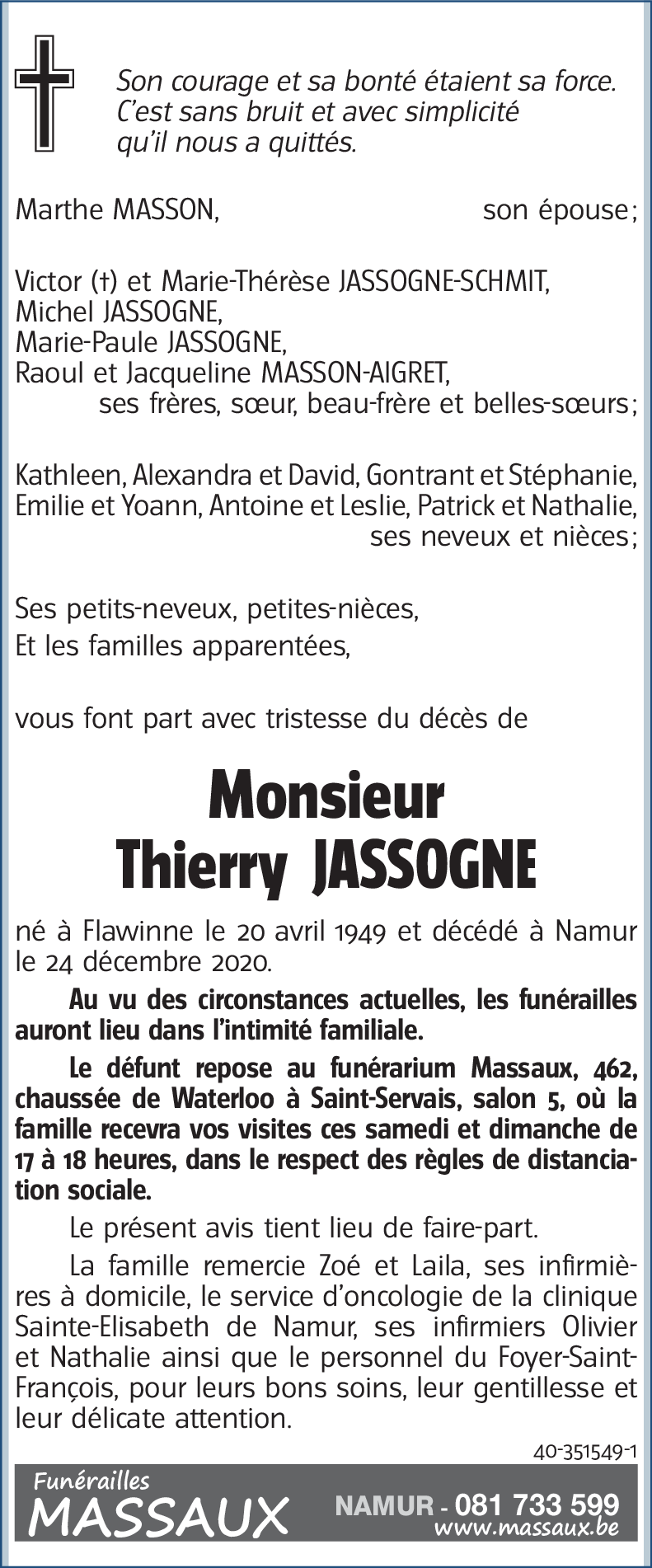 Thierry JASSOGNE