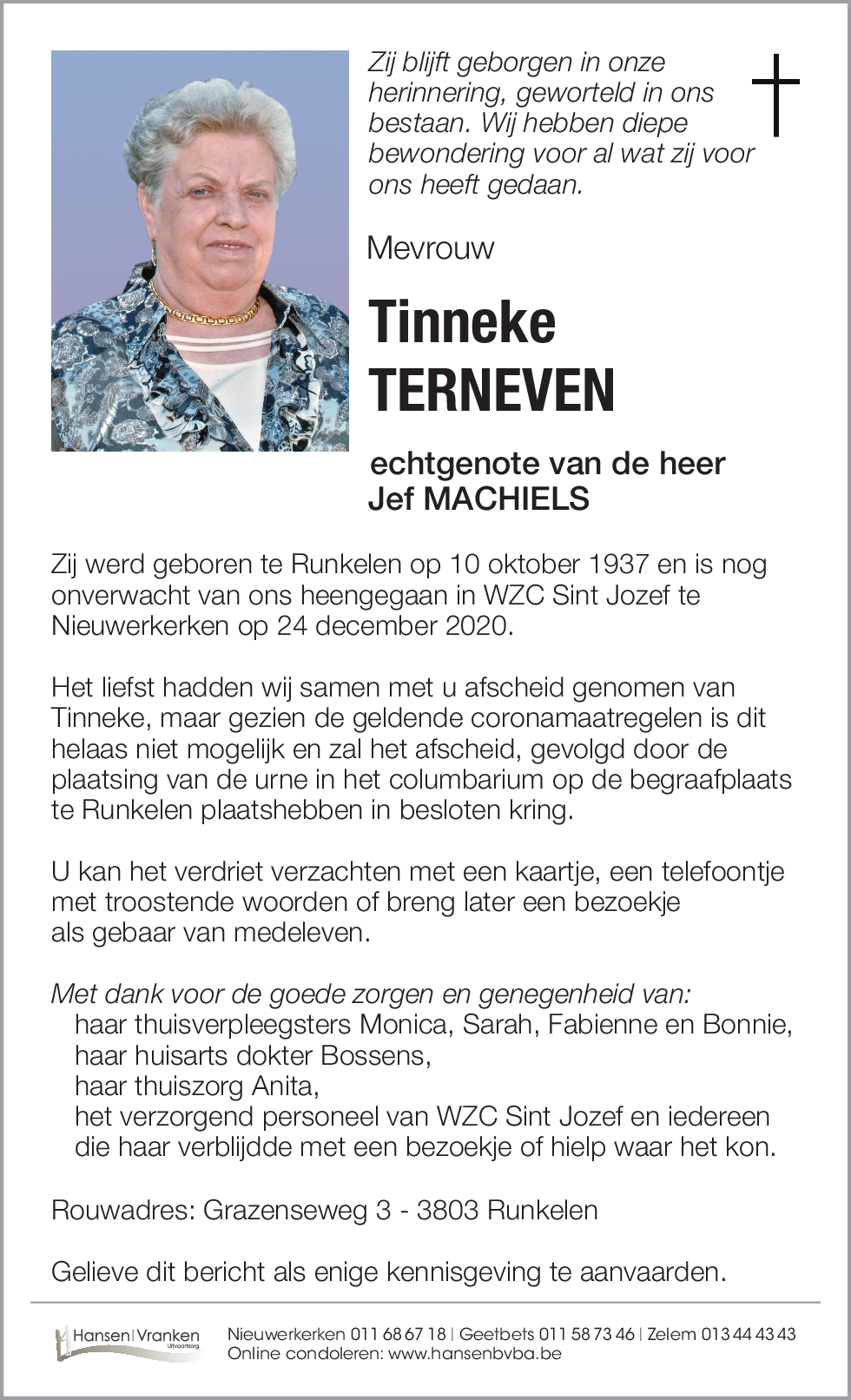 Tinneke TERNEVEN