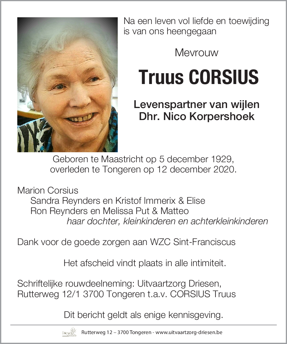Truus Corsius