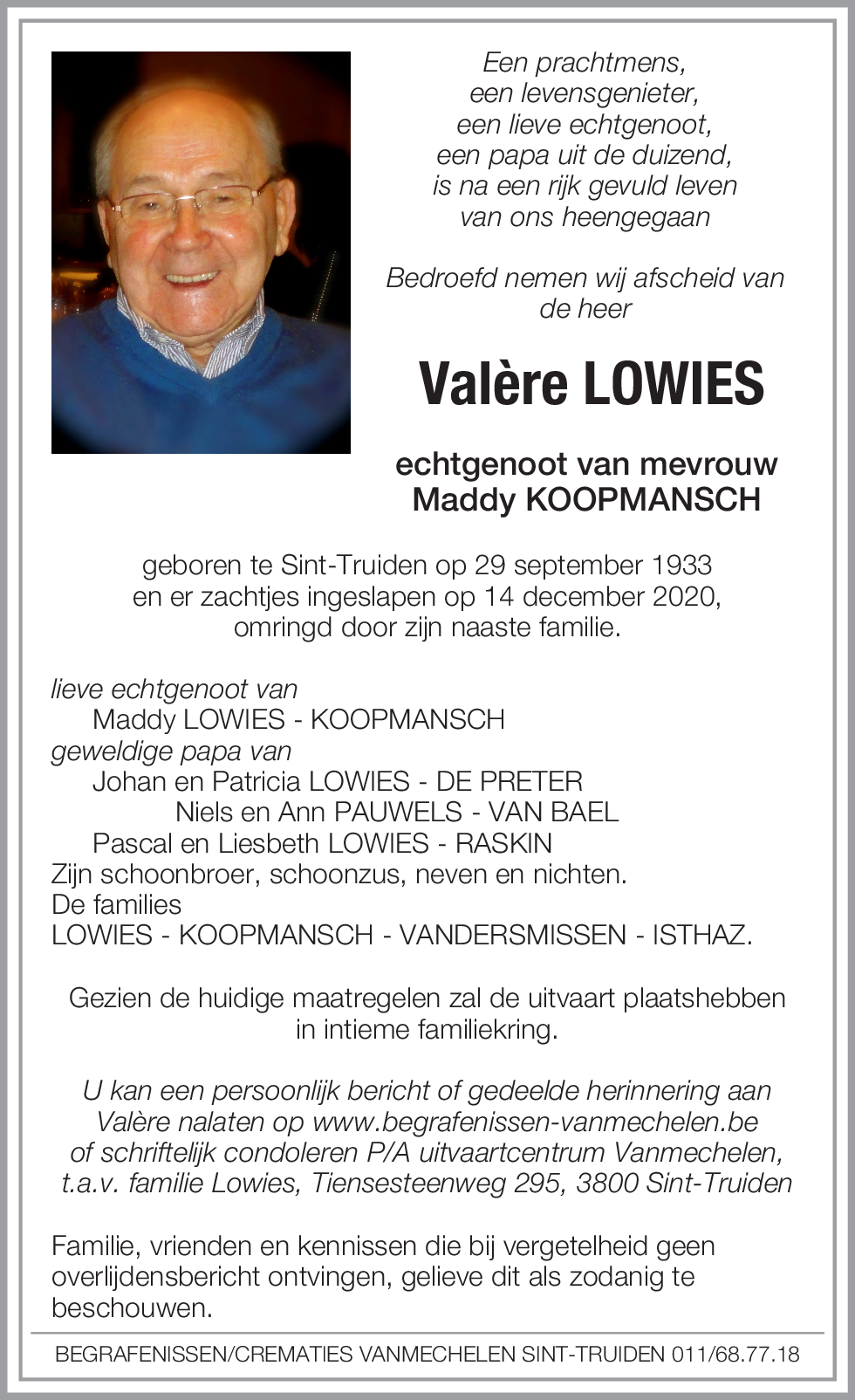 Valère Lowies