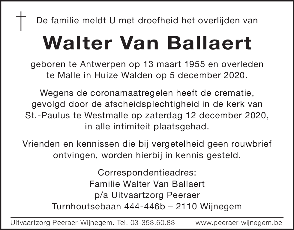 Walter Van Ballaert