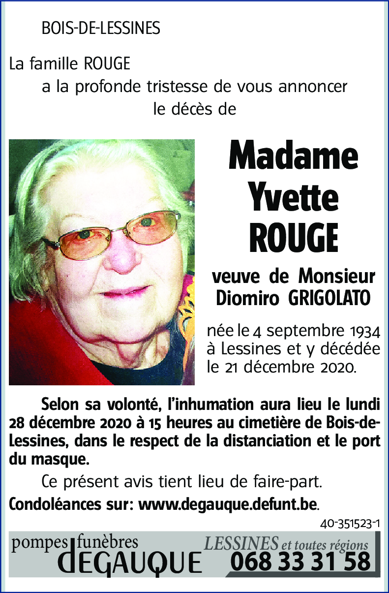 Yvette ROUGE