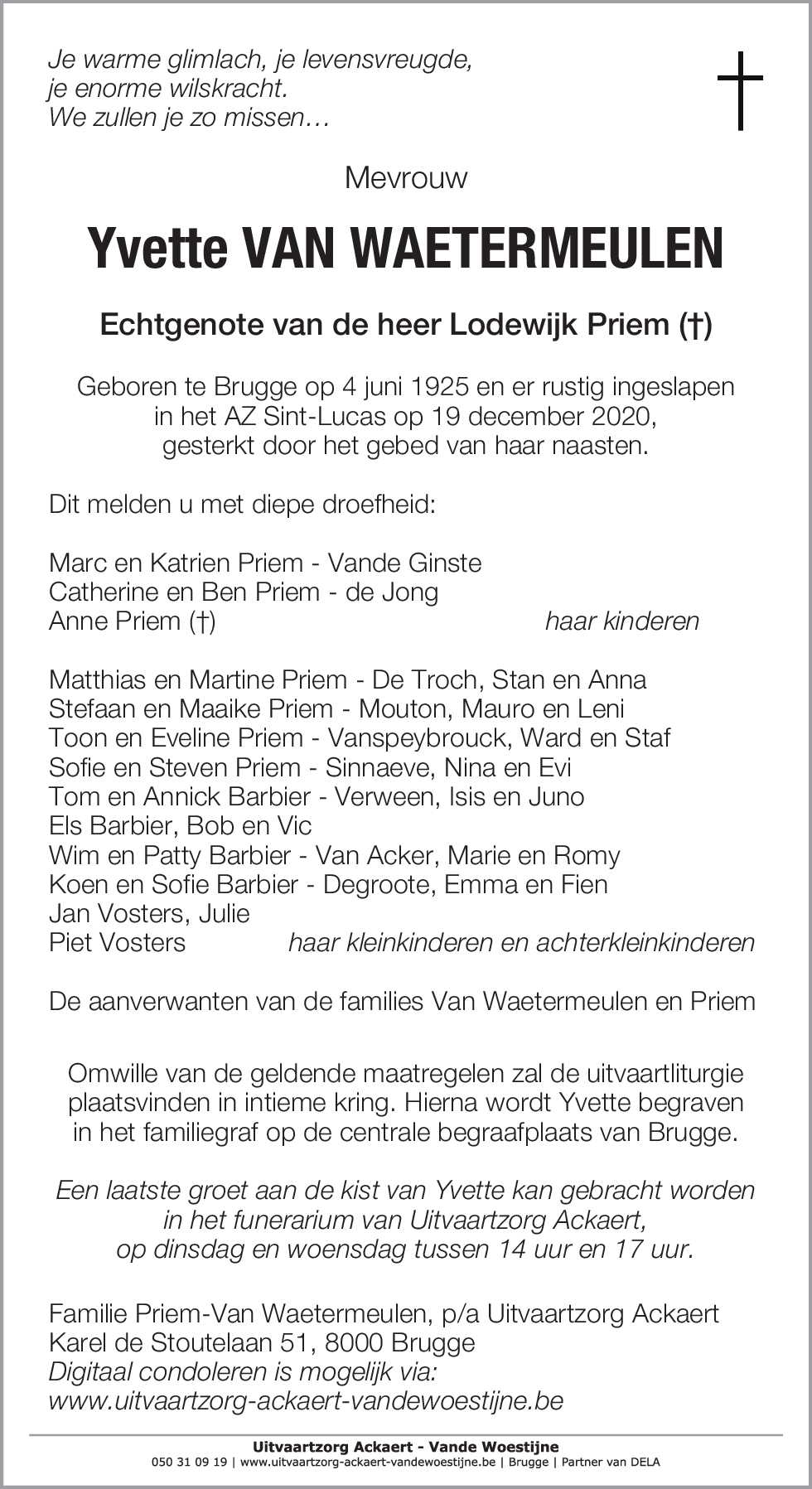 Yvette Van Waetermeulen