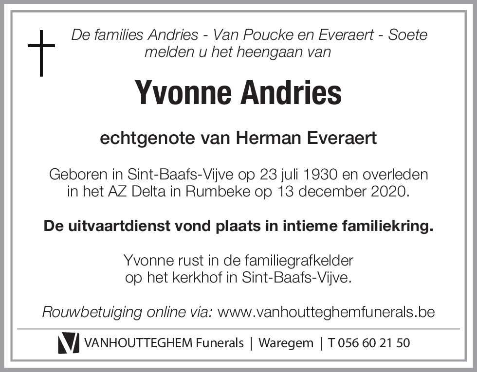 Yvonne ANDRIES