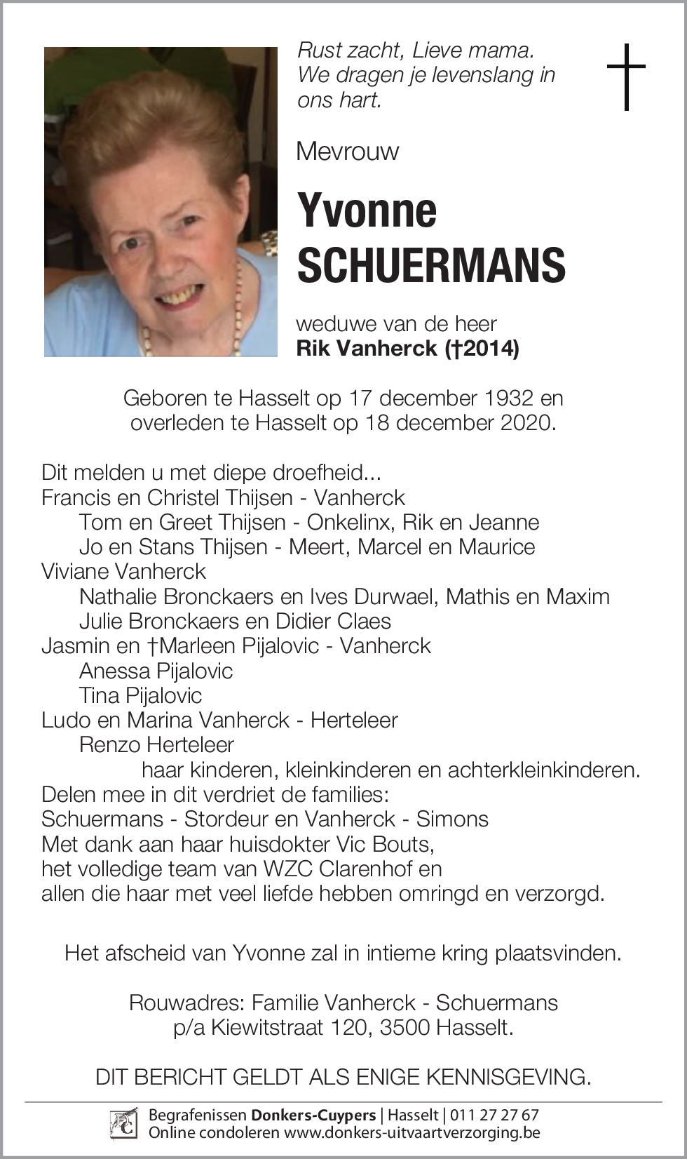 Yvonne Schuermans