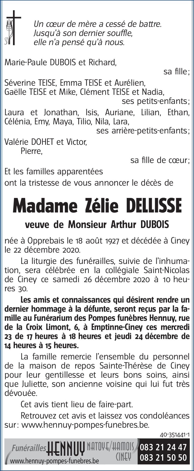 Zélie DELLISSE