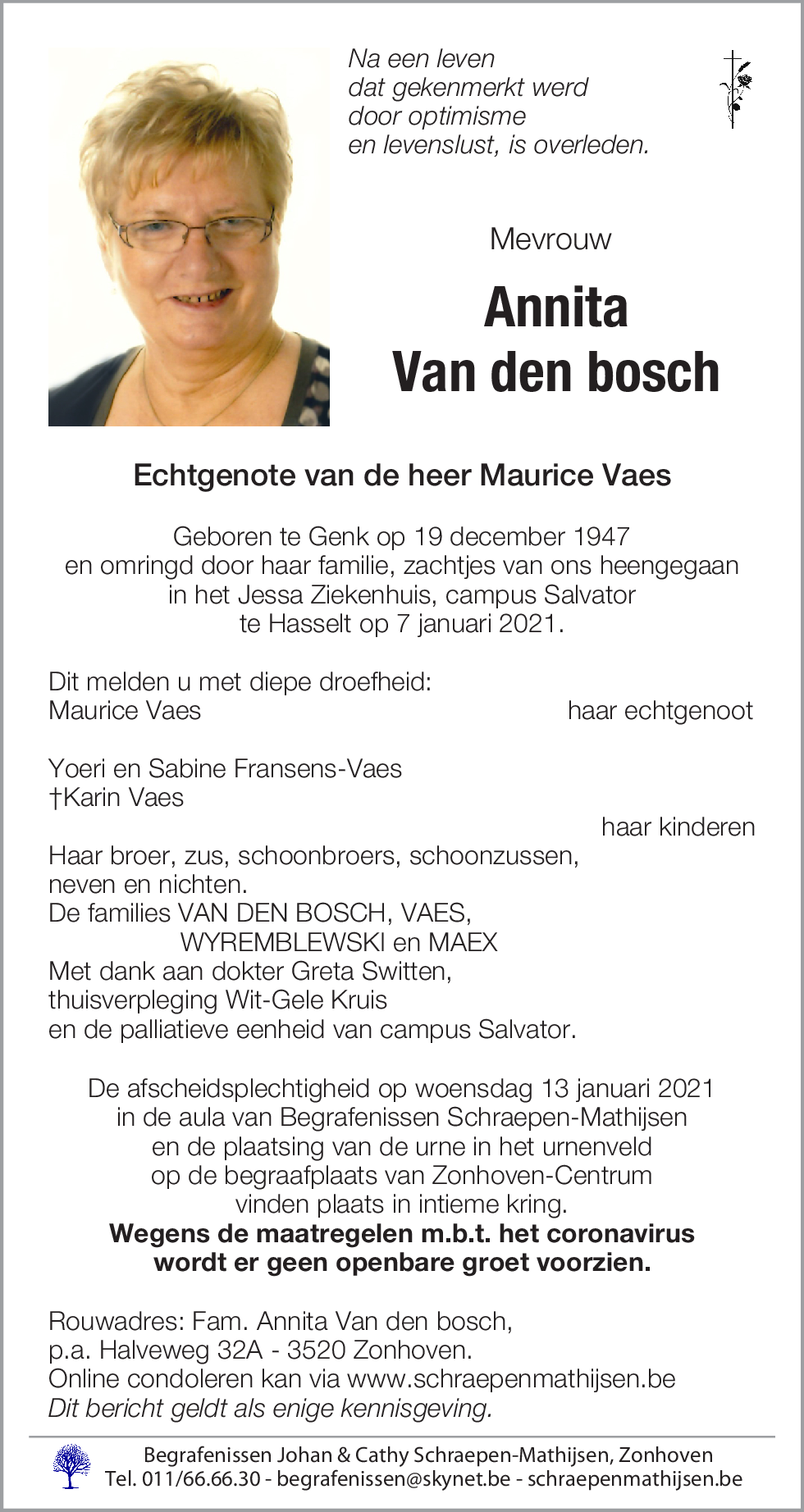 Annita Van den bosch