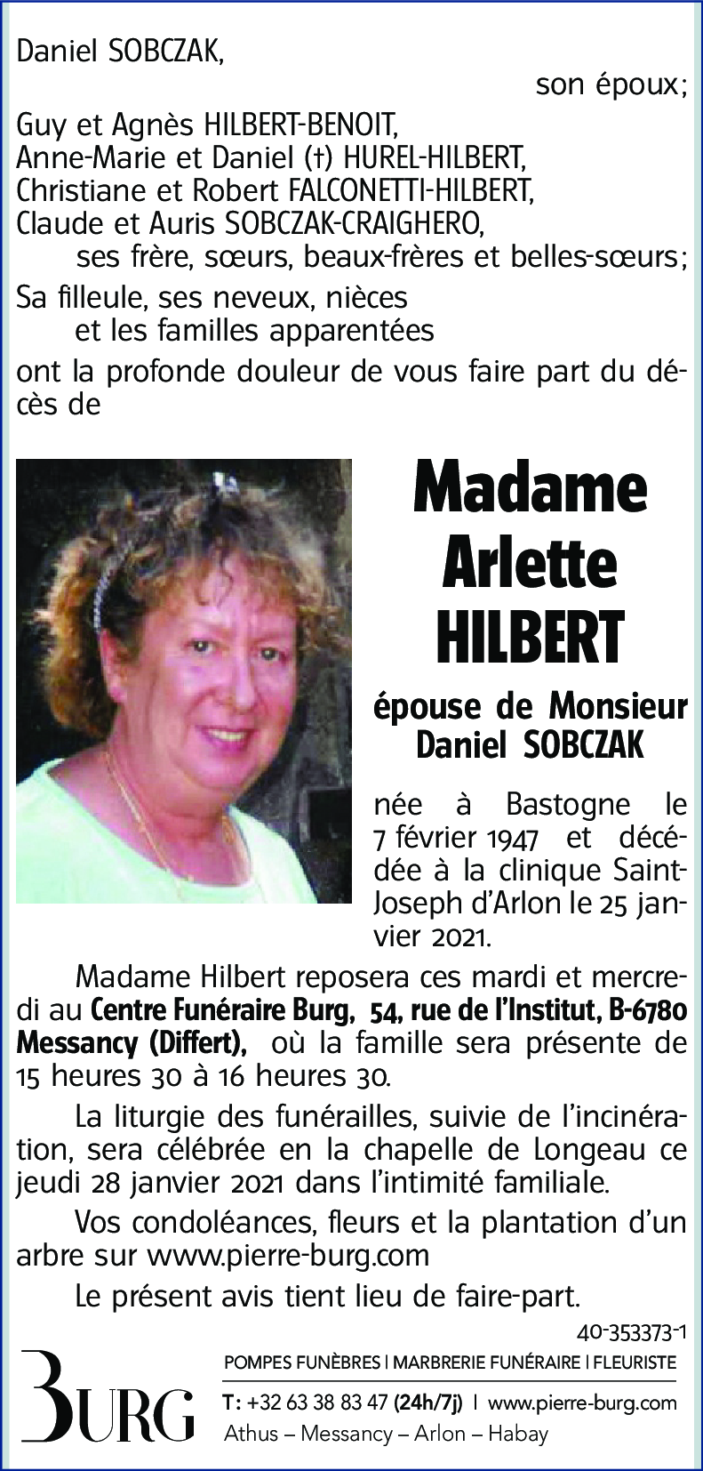 Arlette HILBERT