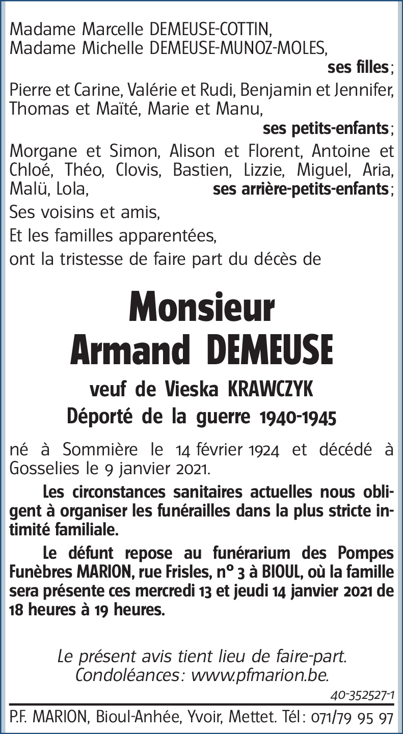 Armand DEMEUSE