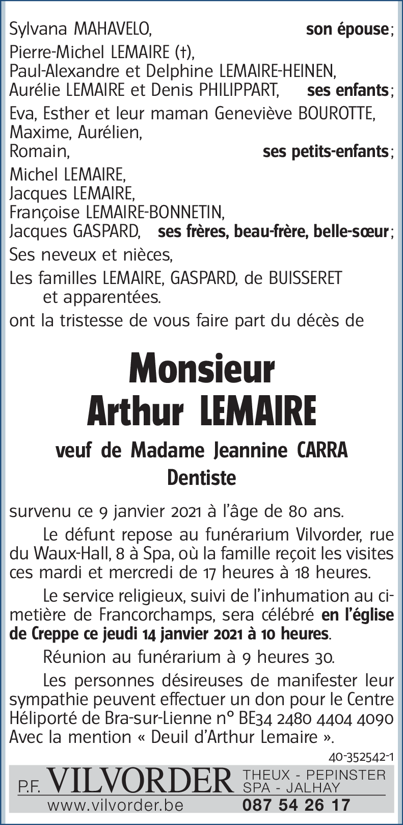 Arthur LEMAIRE