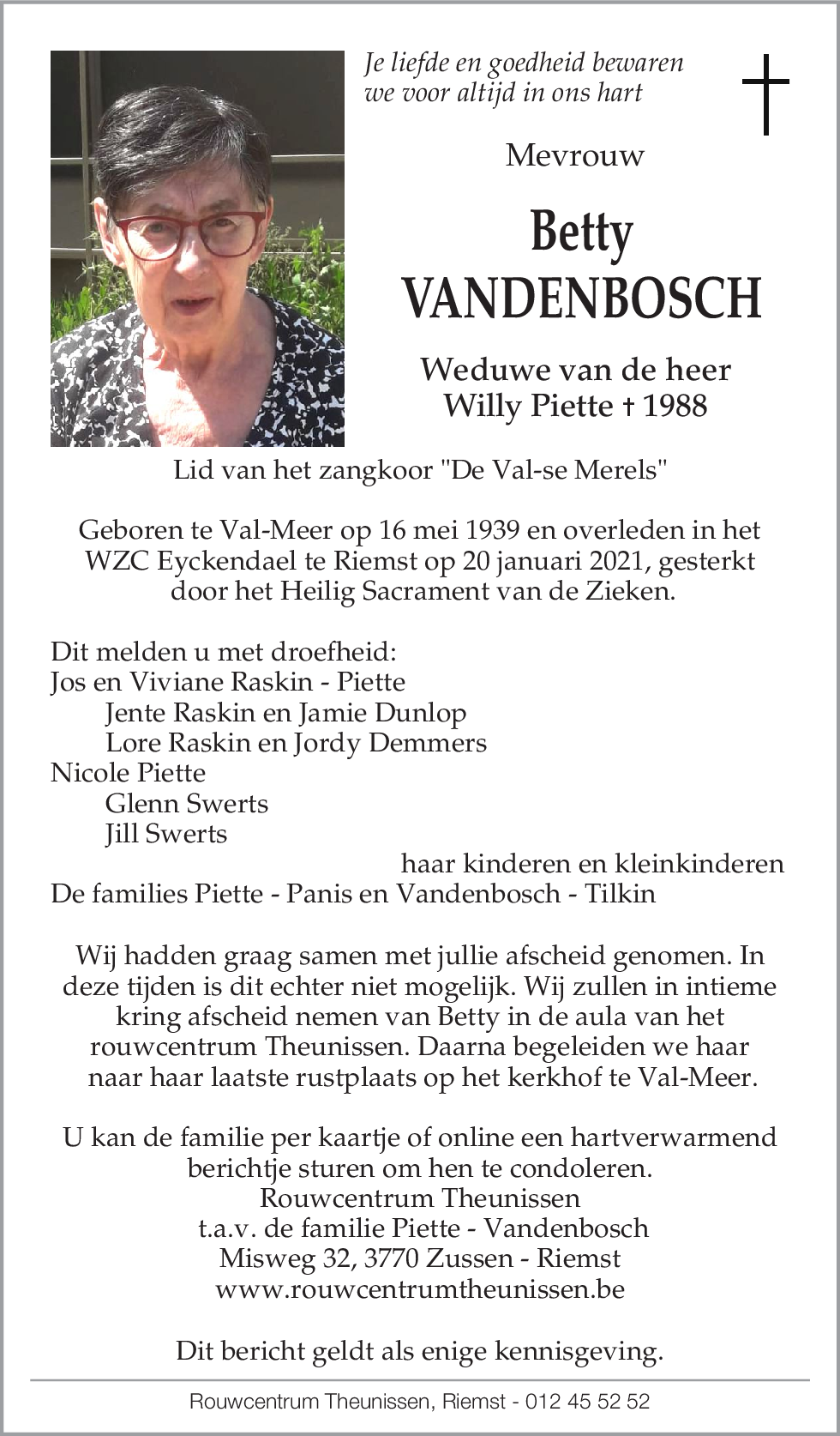 Betty Vandenbosch