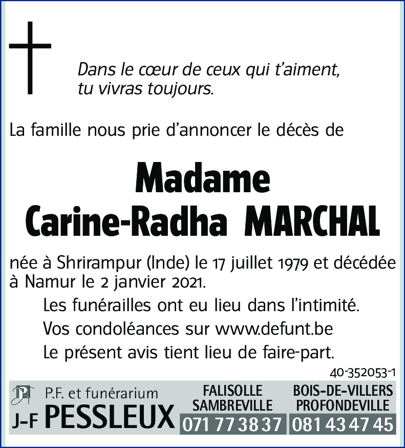Carine-Radha MARCHAL