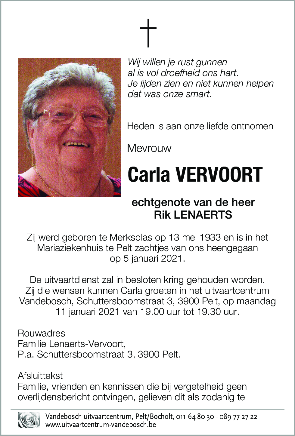 Carla VERVOORT