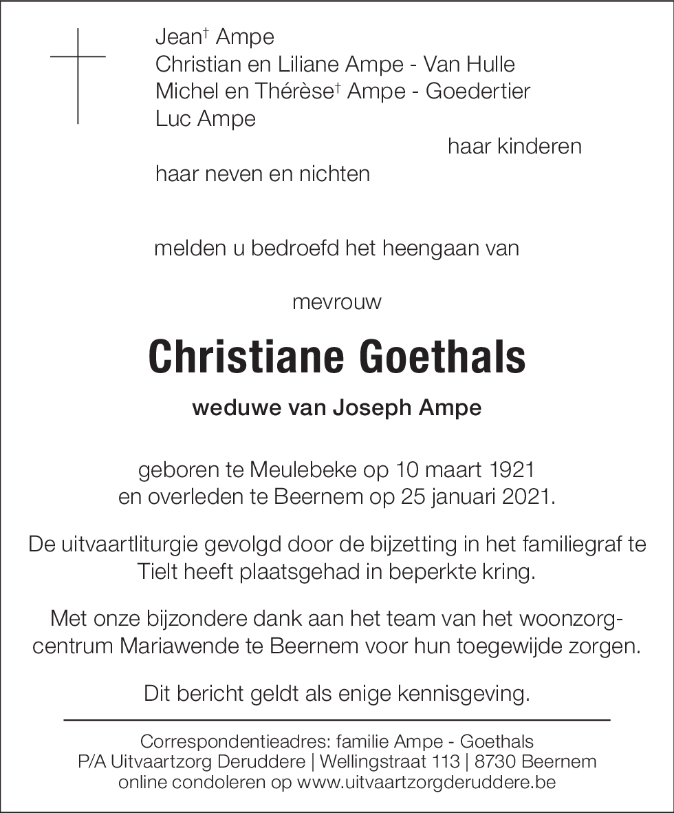 Christiane Goethals