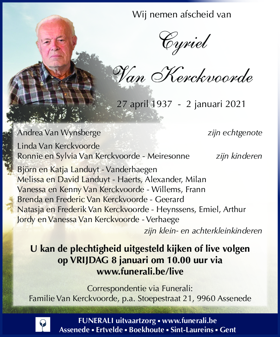 Cyriel Van Kerckvoorde