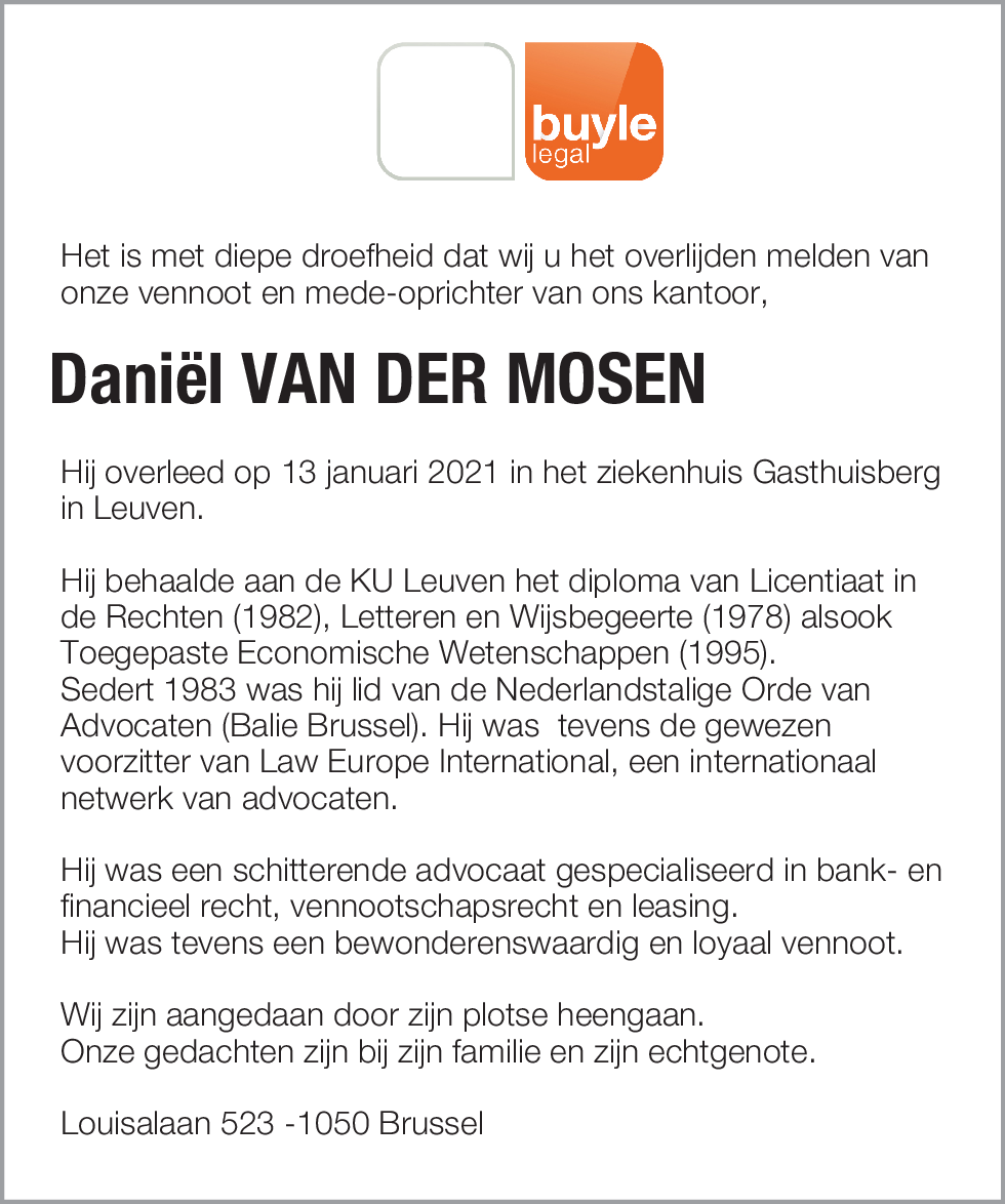 Daniël Van der Mosen