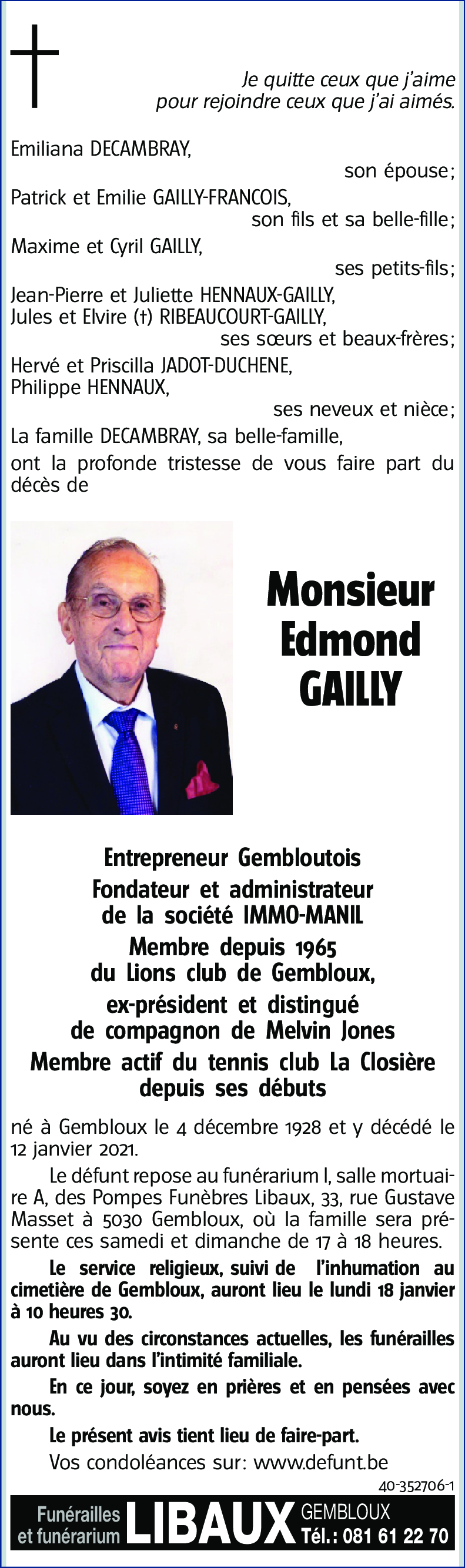Edmond GAILLY
